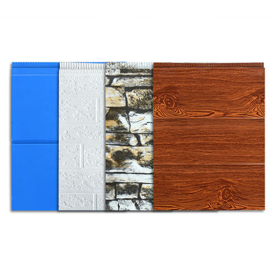 Painel de parede de sanduíche à prova de fogo com padrão de mármore de tijolo de cimento e design leve