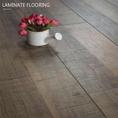 Pavimento laminado de espessura de 12 mm para tipo de instalação T G e tamanho de prancha de 1218x198 mm