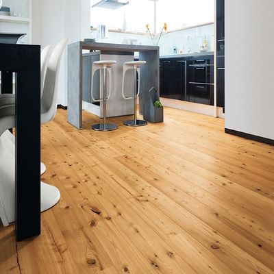 Pavimento laminado 15 mm resistente à água 3 proteção de tiras pavimento de madeira de engenharia de camadas múltiplas