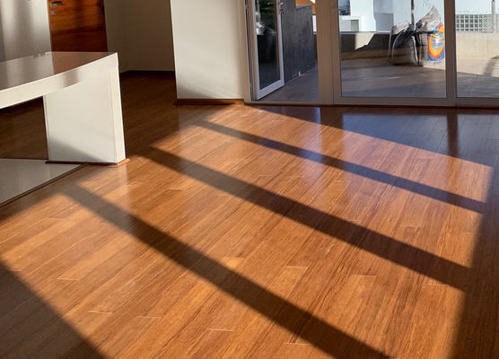 Outros serviços pós-venda Interior Parquet de bambu sólido carbonizado vertical horizontal