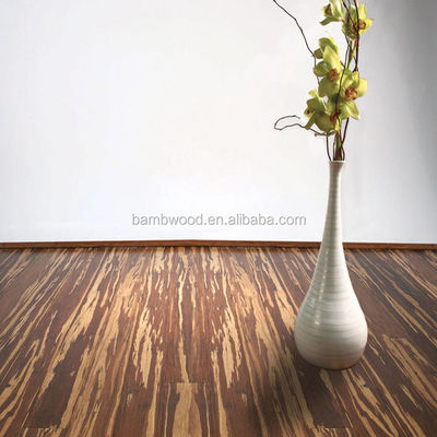 Pavimentos de parquet de bambu tecido com fios carbonizados para outros