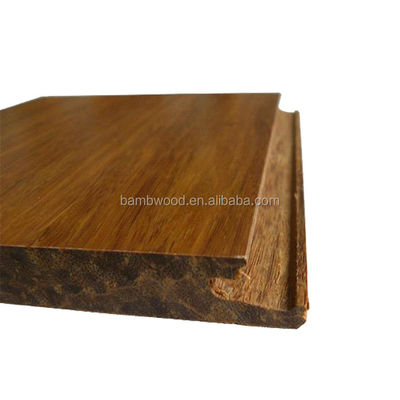 Pavimentos de parquet de bambu tecido com fios carbonizados para outros