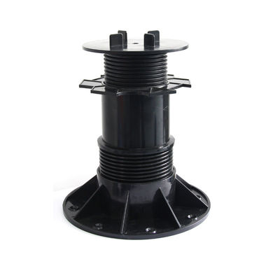 205mm Base Dia 60-140mm Pedestal de plástico exterior para fácil modificação de altura ao ar livre