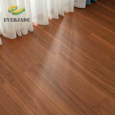 Piso de madeira de engenharia de três camadas liso Walnut Branco Carvalho Vermelho piso de engenharia