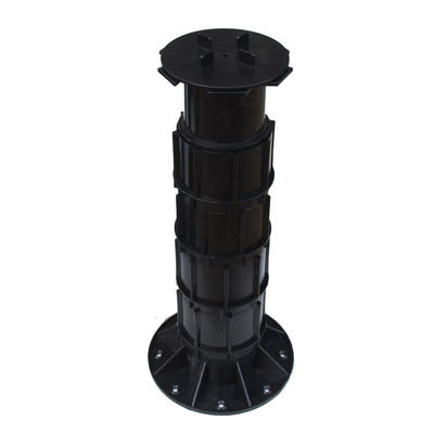 Pedestal de plástico de design moderno com pés ajustáveis e acessório de piso de material ABS