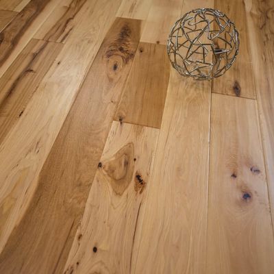 Quarto de dormir Três camadas de madeira de engenharia piso de madeira de engenharia de goma manchada de carvalho