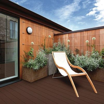 Chapas de encaixe de piso de bambu de superfície brilhante para instalação de pavimentos externos