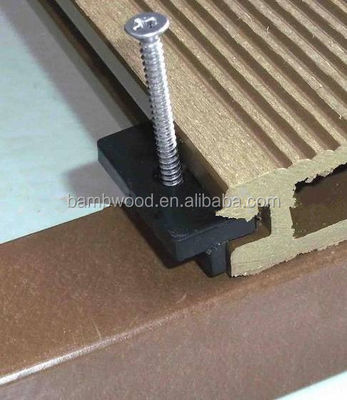 3D Design de Modelo WPC Decking Clip Acessório com PU Foam Soundproof Carpet Underlay