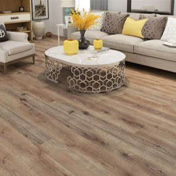 SPC Core rígido Clique pisos inferiores melhor veneer de madeira real para edifícios de escritórios 6'x36