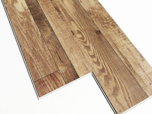 SPC Core rígido Clique pisos inferiores melhor veneer de madeira real para edifícios de escritórios 6'x36