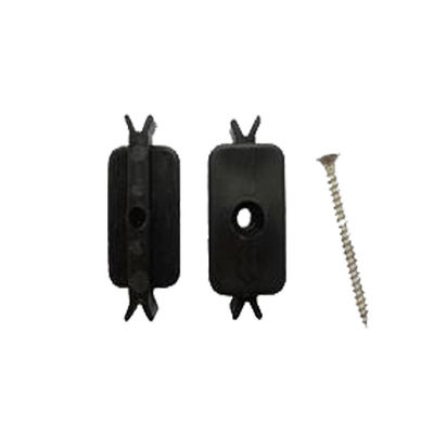 Materiais primários PP Plástico Wpc Fixação de piso de piso com clips de material de aço inoxidável