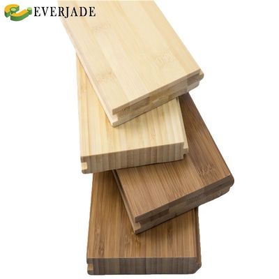 Piso de madeira de bambu sólido de alta densidade com design moderno e cor de café