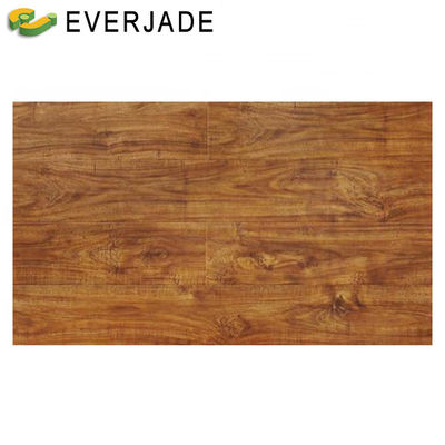 Hdf Tecnologia alemã 12 mm Classe 33 Piso laminado de madeira de alto brilho para sala de estar