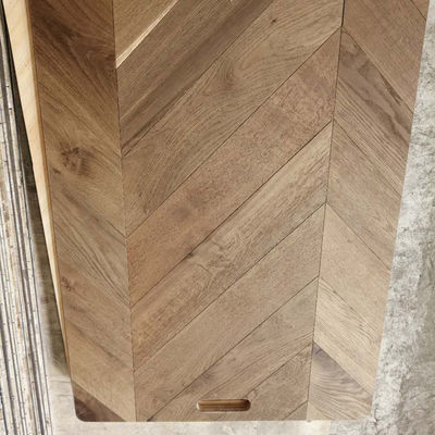 Pavimentos de madeira de engenharia de parquet branco escovado de carvalho pavimentos de madeira maciça de carvalho