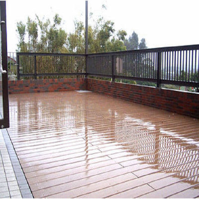 Garantia de 20 anos 3D Wpc em relevo para fácil instalação no chão do terraço