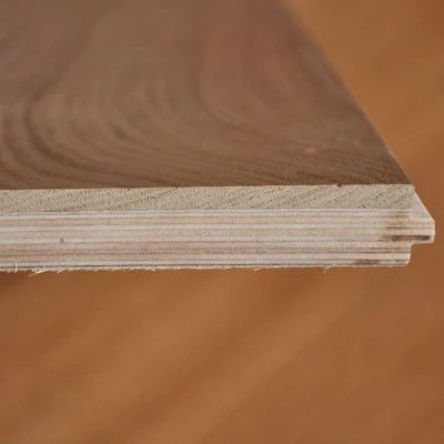 Piso de carvalho laminado de três camadas para instalação suave