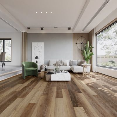 Design moderno SPC piso 1,8m 6,5mm resistente ao fogo Vinilic Marble brilhante acabamento pedra olhar cair e fechar madeira Shandong UK Warehouse