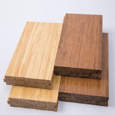 Pavimento de bambu estrangulado de engenharia artesanal de estilo natural carbonizado Click Joint