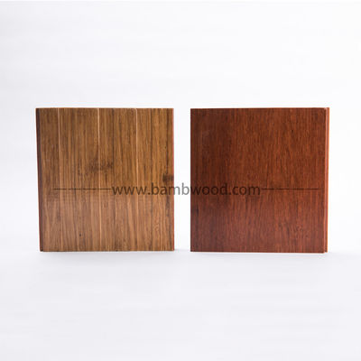 Pavimento de bambu estrangulado de engenharia artesanal de estilo natural carbonizado Click Joint