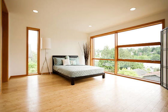 100% de Bambu Engenharia Stranded Soundproof Eco-Friendly alto brilho piso interior