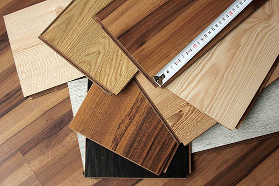 Chapa de piso laminada de ossos de peixe antiestática de U-Groove-V-Groove para sala de estar