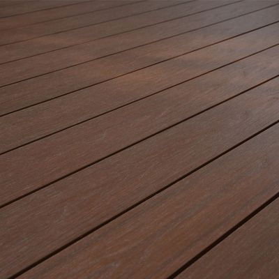 Pavimentos compostos de madeira e plástico para placas de piso à prova de UV e à prova de água em cinza prateado