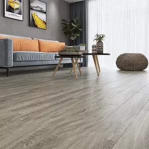 8mm-12mm Piano Brilhante Alto Brilhante Floral de Madeira Laminado T G Instalação Impermeável