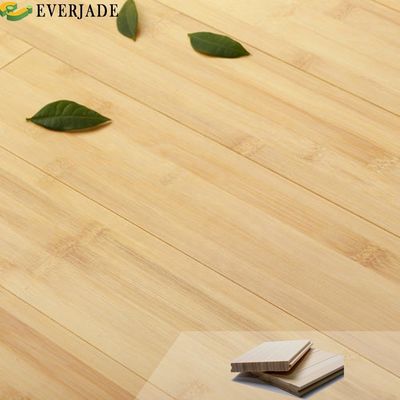 Indoor Above Grade/Wood Subfloor 12mm 14mm Natural Color Click System Pavimento de bambu