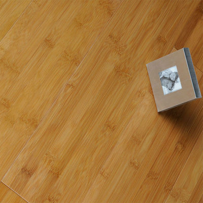 Indoor Above Grade/Wood Subfloor 12mm 14mm Natural Color Click System Pavimento de bambu