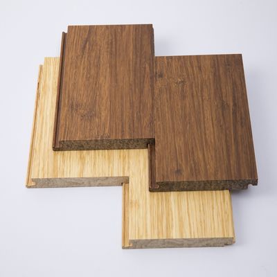 TAP GO Pavimento de bambu carbonizado Construção de fios de barniz tecido Treffert da Alemanha