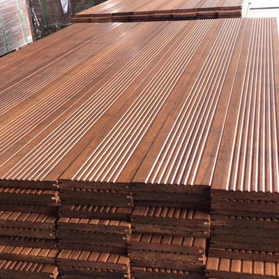 Pavimentação em plástico composto de bambu e anti-corrosivo ecológico com superfície plana