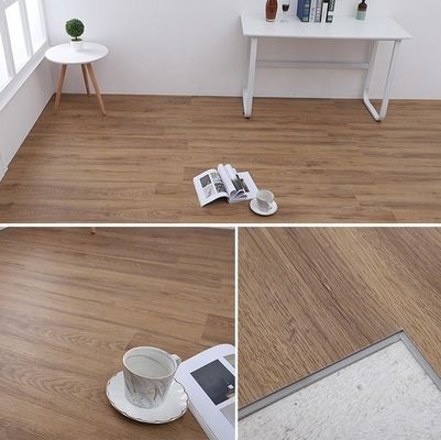 Pavimento de madeira look pedra plástico composto Spc vinil plancha para exigência do cliente