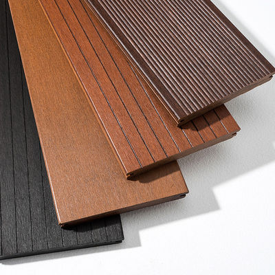Decking de bambu à prova d'água para grades de jardim e corredores 130mm Largura Distressed Design