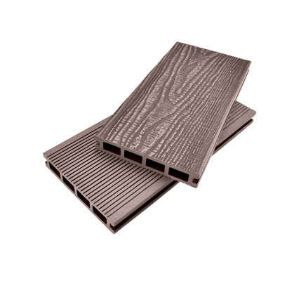 Garantia de 20 anos Design moderno Co-extrusão WPC Decking com característica à prova d'água
