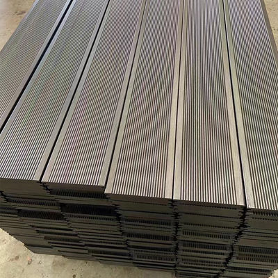Cores personalizadas Vertical Pressed Carbonised Strand Tecido Decking de bambu para o exterior