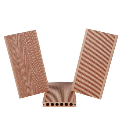 Garantia de 20 anos Design moderno Co-extrusão WPC Decking com característica à prova d'água