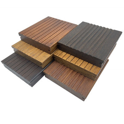 Projetos de madeira maciça grãos ignífugas Moso de bambu deck boards