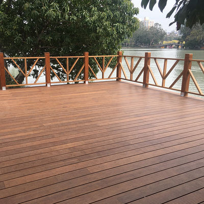 Projetos de madeira maciça grãos ignífugas Moso de bambu deck boards
