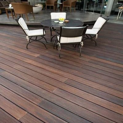 Projetos de madeira maciça grãos ignífugas Moso de bambu deck boards