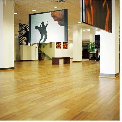 12mm Natural Strand tecido Clique Bloquear piso de bambu para crianças e animais de estimação-Friendly casas