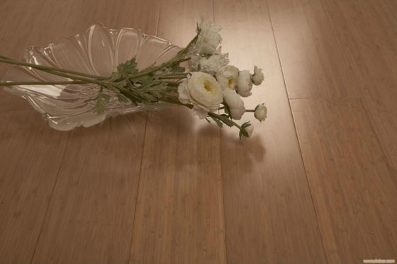 12mm Natural Strand tecido Clique Bloquear piso de bambu para crianças e animais de estimação-Friendly casas