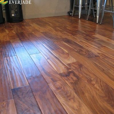 Colecção raspada à mão Papel de Balanço Marrom Pavimento laminado de madeira com e U-V-Groove
