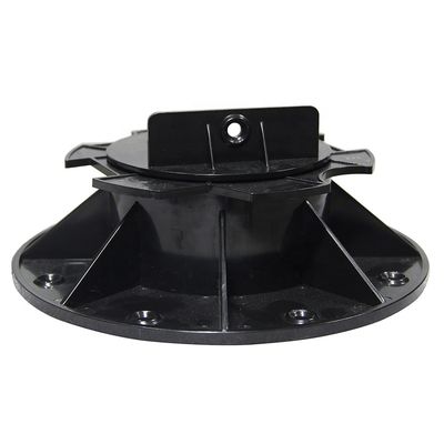 Pedestal de bandeira de plástico ajustável A fixação lateral ideal para terraço de varanda moderna