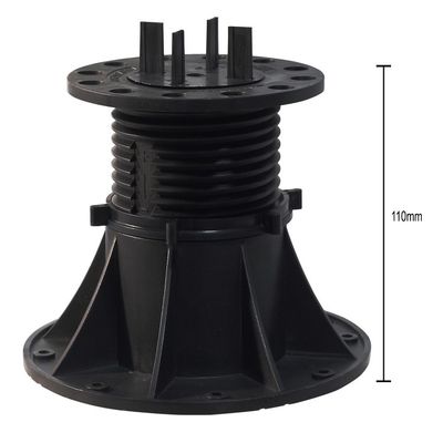 Pedestal de bandeira de plástico ajustável A fixação lateral ideal para terraço de varanda moderna