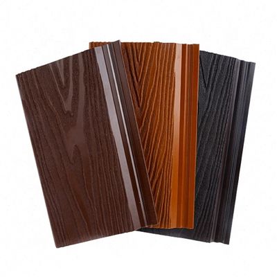 Painel de parede exterior de WPC para decoração interna/externa em escritórios de hotéis e shoppings