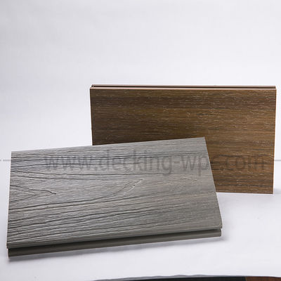 Decking composto 3g 16ft 3.2m Negro Wpc Grooved Sanding Superficie para Indoor no Canadá