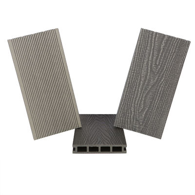 3D Deep Embossing WPC Decking com suporte técnico on-line e acabamento distressed