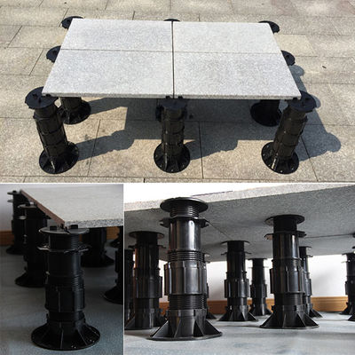 Acessórios de piso azulejos de pavimentação auto-nivelação Decking com pedestal ajustável de altura