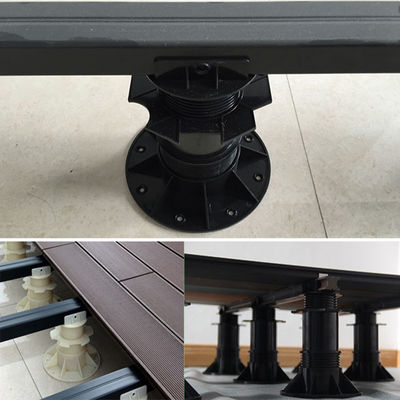 Acessórios de piso azulejos de pavimentação auto-nivelação Decking com pedestal ajustável de altura