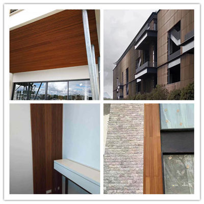 Painéis de parede de PVC WPC impermeáveis em cores personalizadas para interiores e exteriores